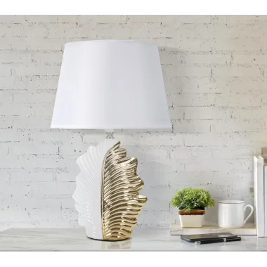 LAMPA STOŁOWA GLAM LEAF 30X47,5 cm MIN 2